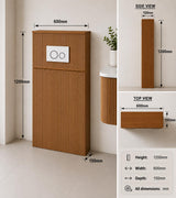 Aileen Fluted WC Unit - 600mm