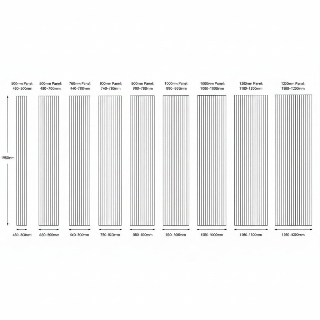 Iconix Wetroom Panel & Support Bar