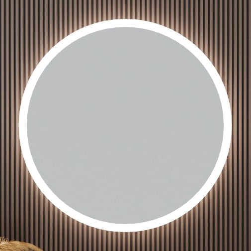 Yora circular front and back lit mirror 800mm x 800mm