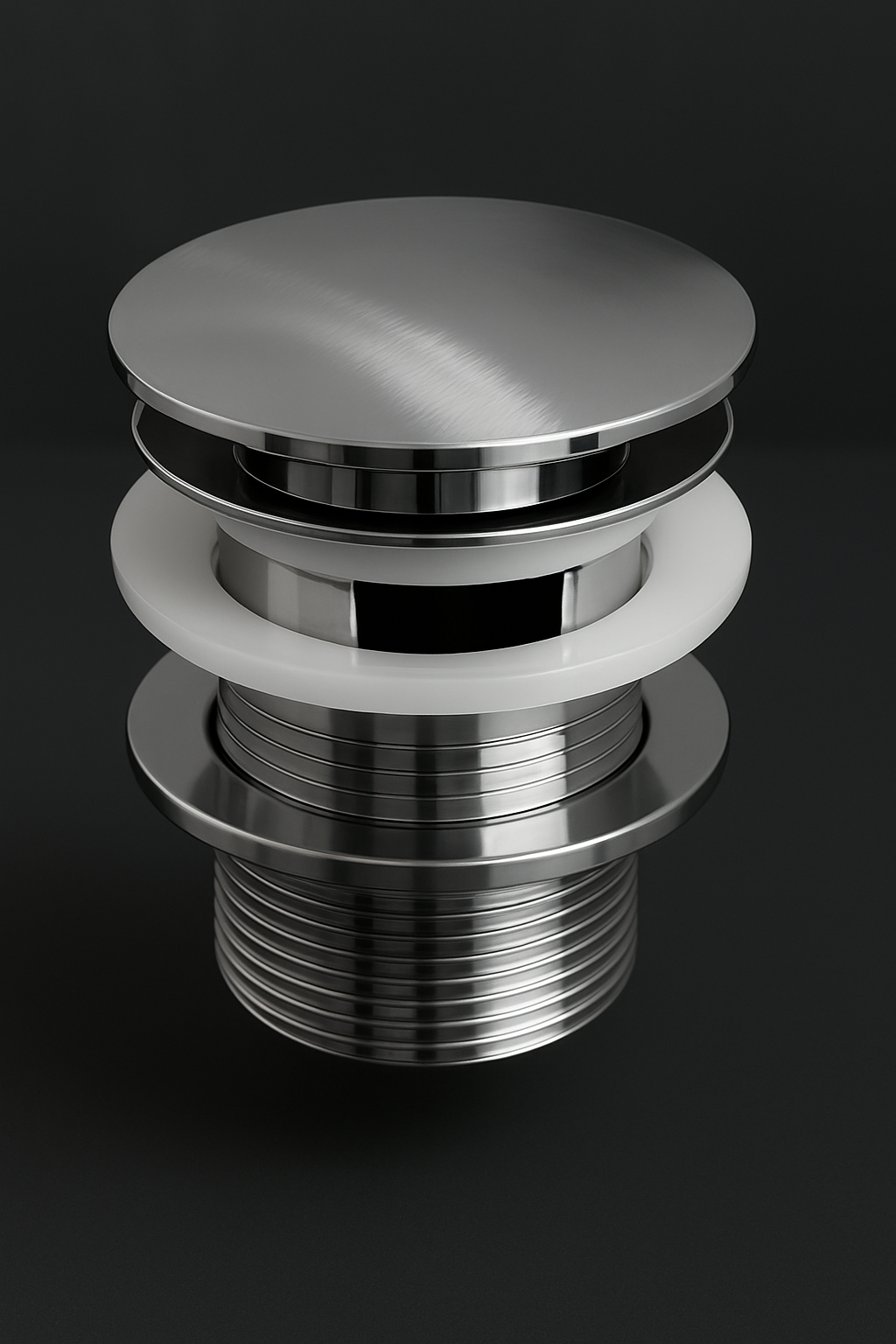 basin brass popup without hole