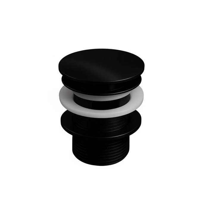 Basin Pop Up Slotted Waste matte black