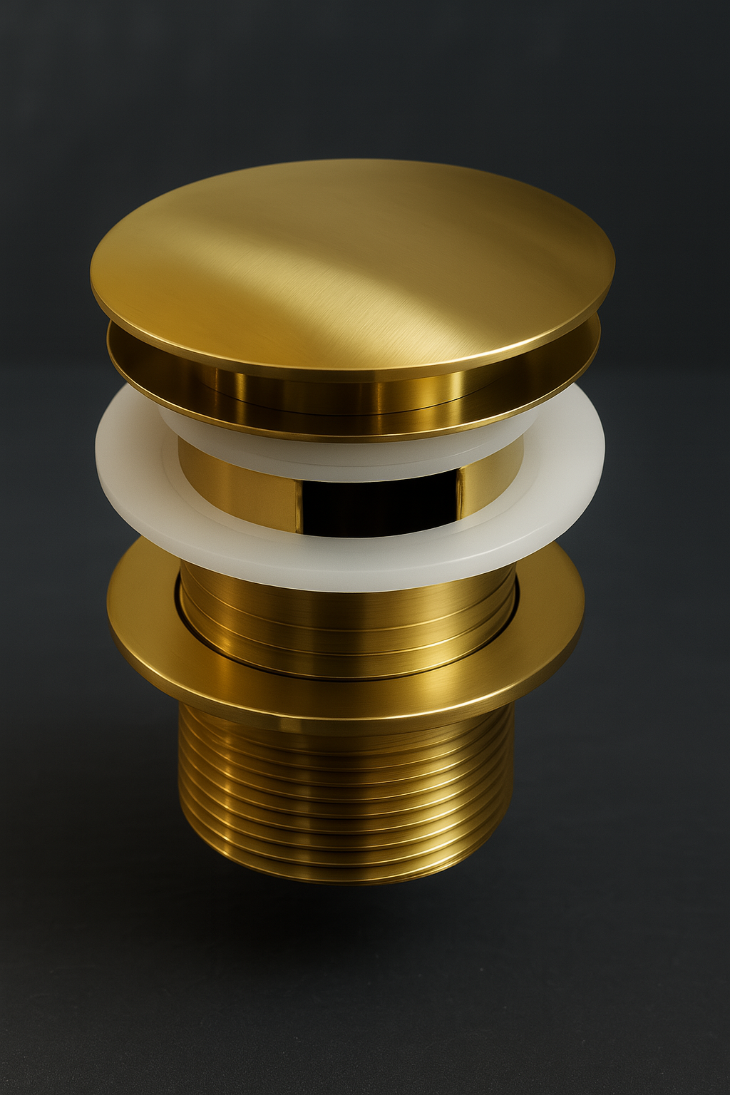 basin brass popup without hole