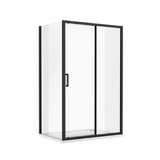 Sliding Shower Enclosure matte black 1000mm - 1700mm