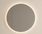 BRISA LED SOFT CLOSE MIRROR CABINET 600M DIAMETER
