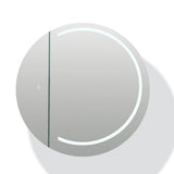 Circular led cabinet mirror