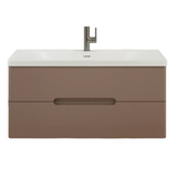 Daisy Taupe Tapestry wall hung vanity 900mm