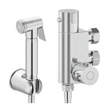 Luxury Chrome Brass Thermostatic Douche Bidet Kit