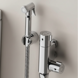 Luxury Chrome Brass Thermostatic Douche Bidet Kit