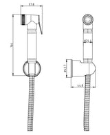Luxury Chrome Brass Thermostatic Douche Bidet Kit