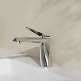 Victoria basin mixer tap polished chrome