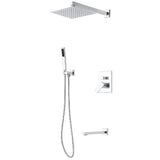 Polaris concealed shower mixer polished chrome
