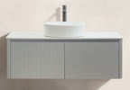 Esencia wall hung fluted cabinet vanity 1200mm X 500mm