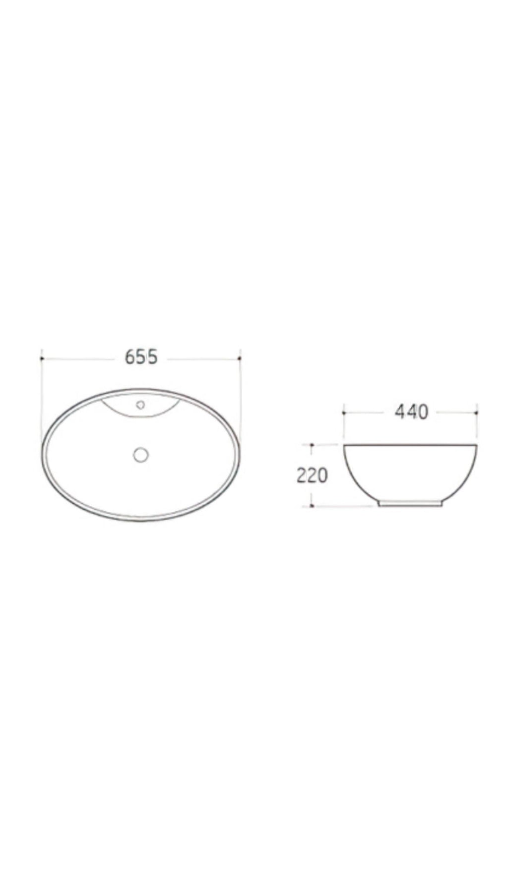 Pebble Countertop Basin