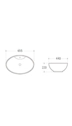 Pebble Countertop Basin