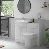 Ajax Tealby Gloss White 560mm Vanity Unit with Basin