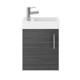 Nuie Vault 400mm Wall Hung Gloss White Vanity Unit with Basin