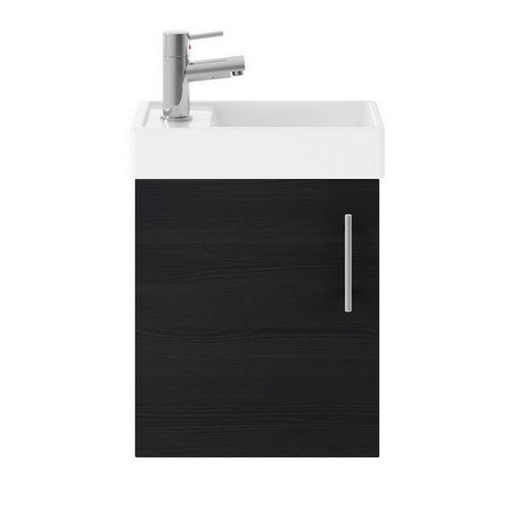 Nuie Vault 400mm Wall Hung Gloss White Vanity Unit with Basin