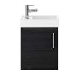 Nuie Vault 400mm Wall Hung Gloss White Vanity Unit with Basin