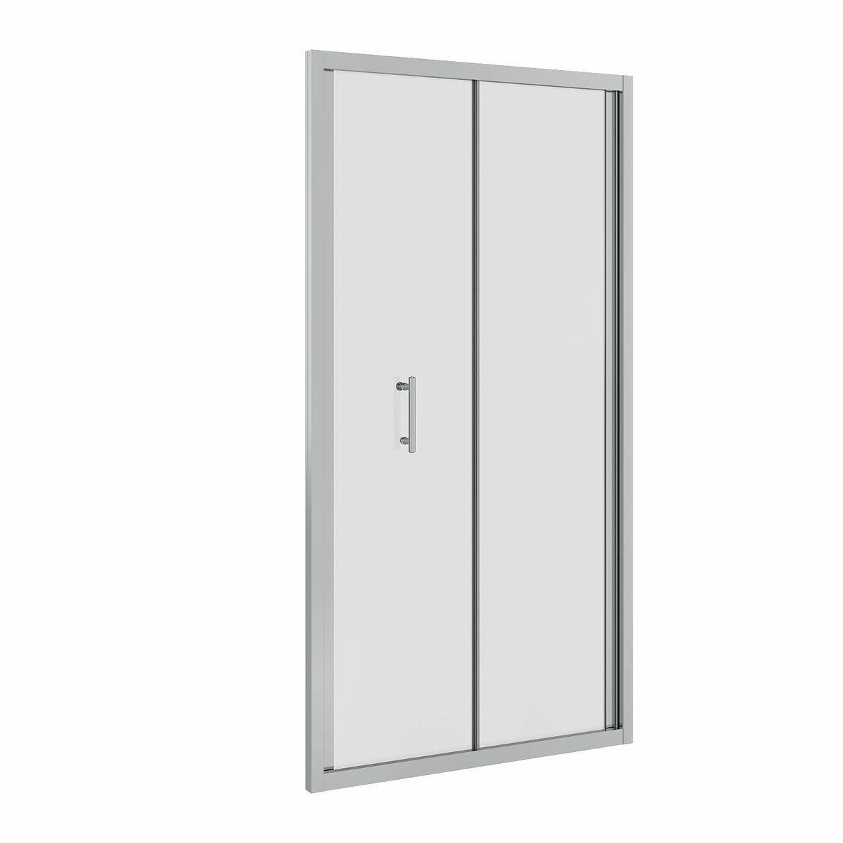 Sliding Shower Enclosure polished Chrome 1000mm - 1700mm