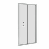 Sliding Shower Enclosure polished Chrome 1000mm - 1700mm