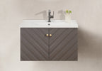 Perla wall hung vanity cabinet 800mm X 500mm