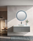 Esencia wall hung fluted vanity set 1200mm X 500mm