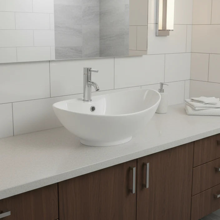 Circa Countertop Basin White 590mm