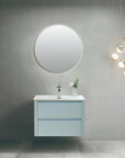 Leah wall hung vanity set 700mm x 500mm