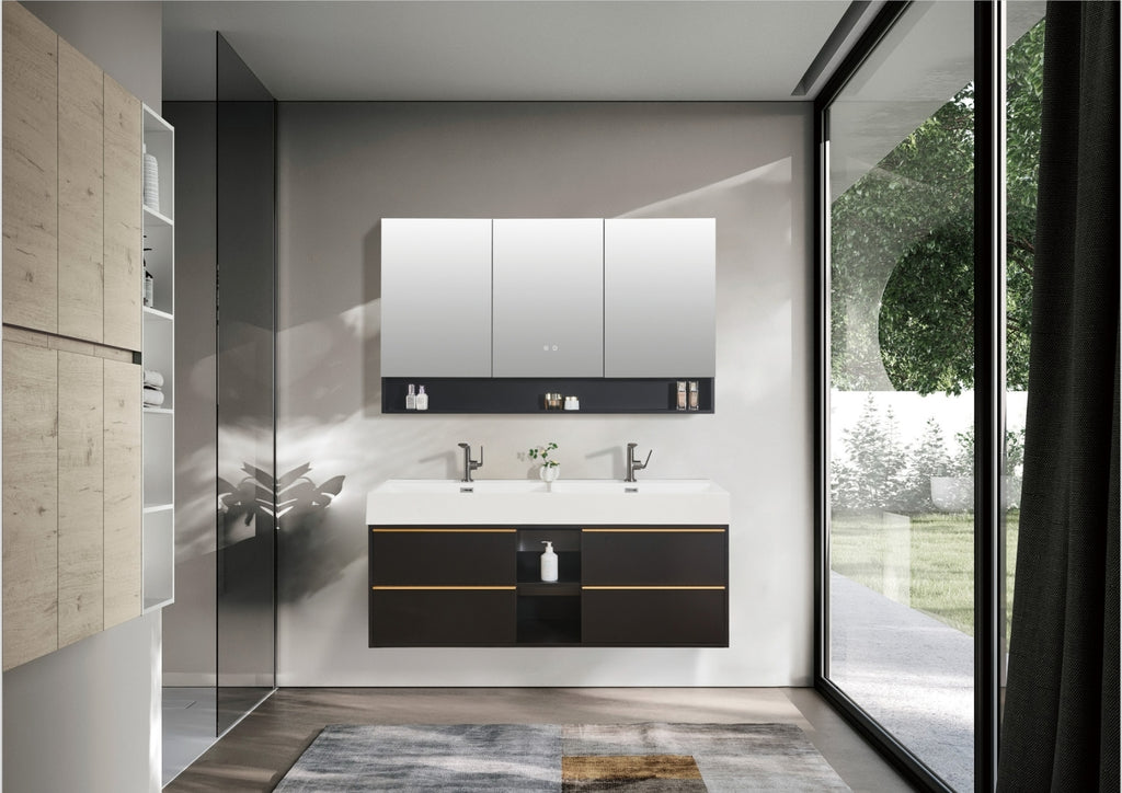 Fiona His and Hers Wall Hung Vanity Set 1400mm X 500mm