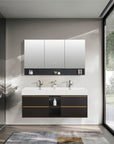 Fiona his and hers wall hung vanity set 1400mm X 500mm