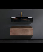 Sereno wall hung spaced vanity cabinet 1000mm X 500mm