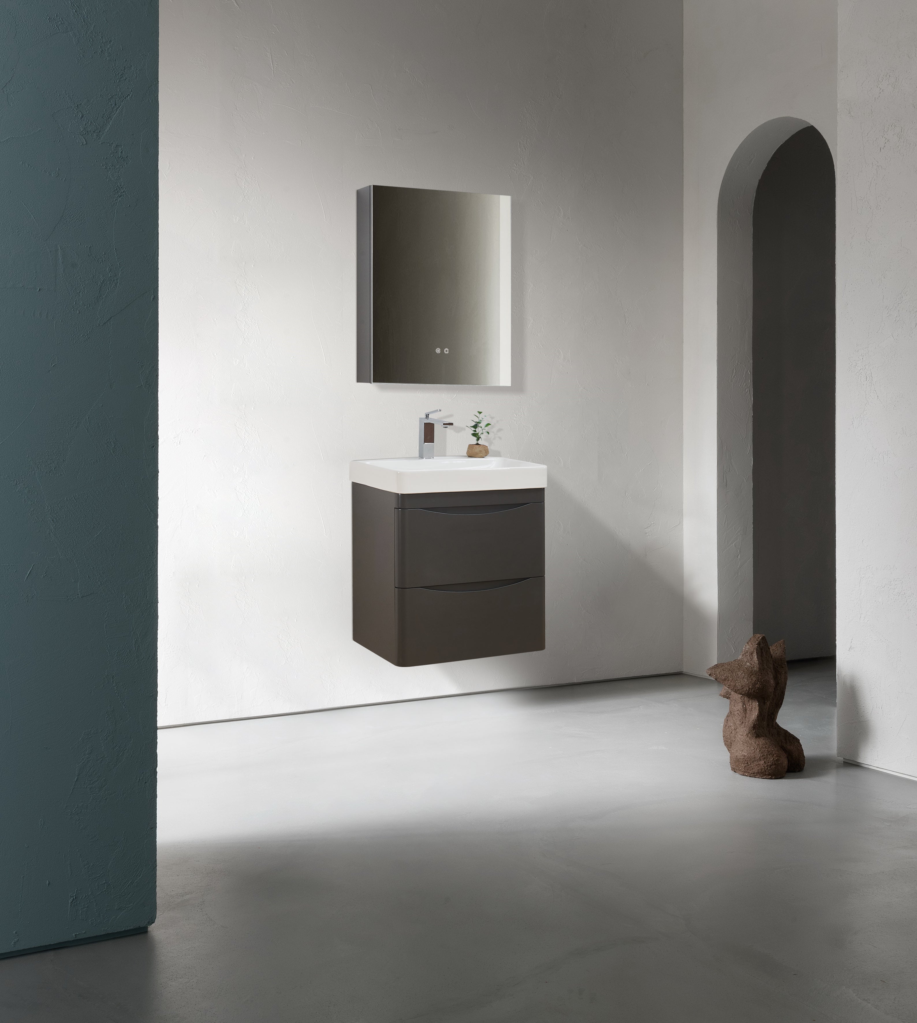 Vita Wall Hung Vanity Set 600mm X 500mm