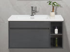 Lumen wall hung vanity cabinet 800mm X 500mm