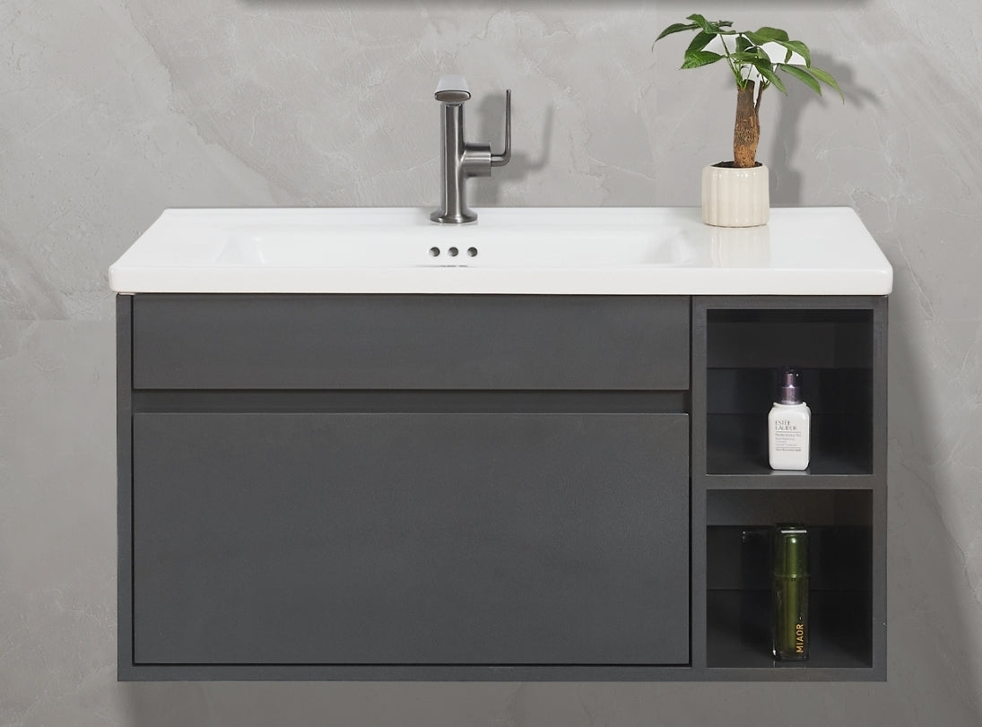 Lumen wall hung vanity cabinet 800mm X 500mm