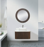 Ebano Wall Hung Fluted Vanity Set 800mm X 500mm