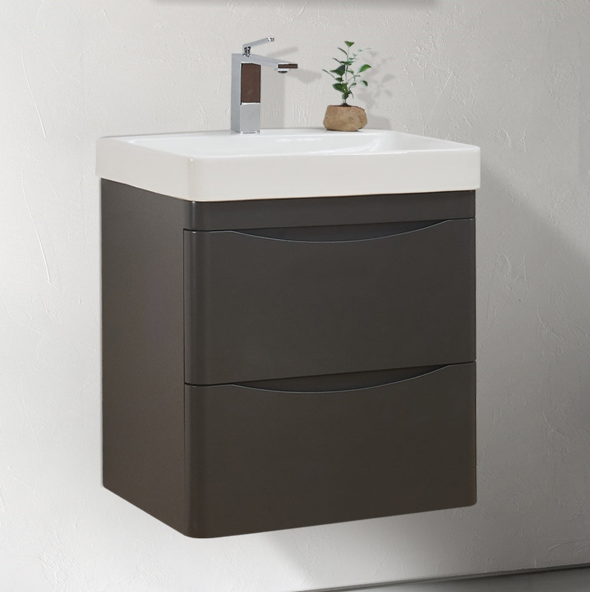 Vita wall hung vanity cabinet 600mm X 500mm