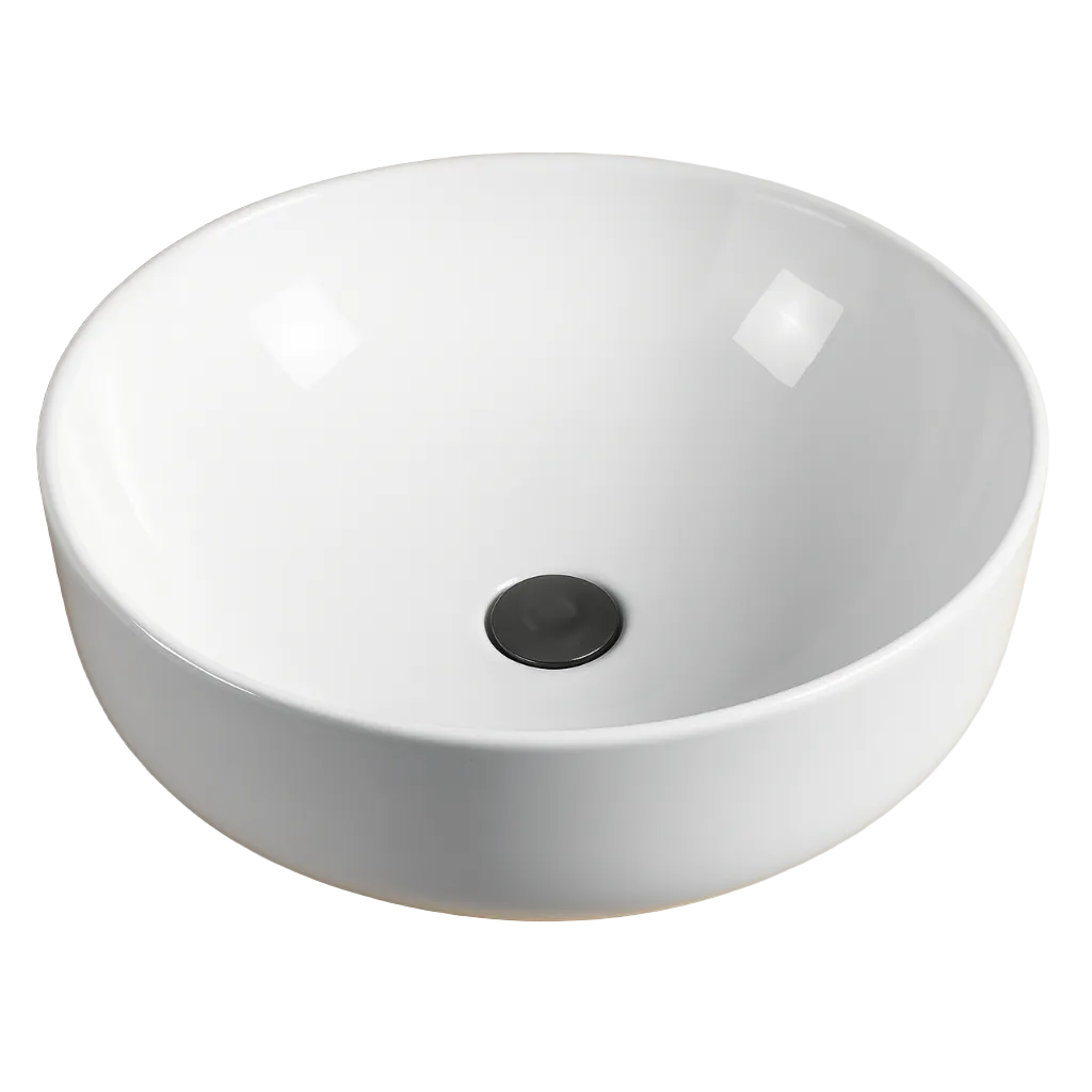 Halo Countertop Basin White Round 420mm